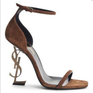 YSL Opyum Suede Sandal -Land  Size 37